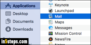 what is the default mail program for mac