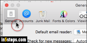 default email app mac
