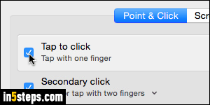 Finger-tap to click in Mac OS X - Step 3