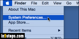 Show dark color theme in Mac OS X - Step 2