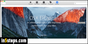 Upgrade Mac OS X to El Capitan - Step 1