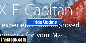 Upgrade Mac OS X to El Capitan - Step 2