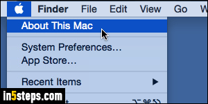 What version of Mac OS X am I running? - Step 2