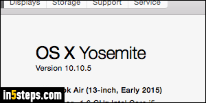 What version of Mac OS X am I running? - Step 4