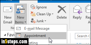 Add recurring reminder in Outlook - Step 3