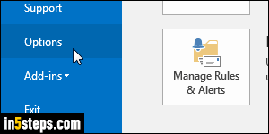 Change calendar color in MS Outlook - Step 2