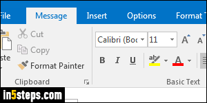 change font size in outlook for windows 10