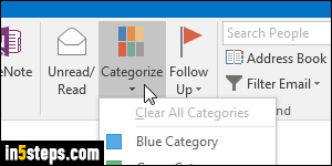 change default category color in outlook for mac 2016