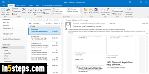 Change default start folder in Outlook - Step 5