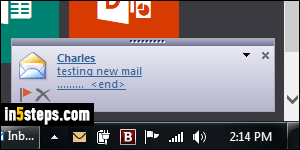 Change Outlook new email sound - Step 1