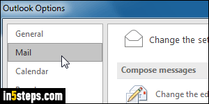 Disable Outlook new mail popup - Step 3