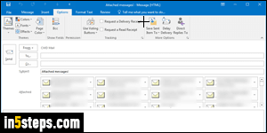 Forward An Email Message As Attachment From Outlook