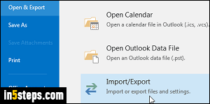 Import Gmail contacts to Outlook - Step 4