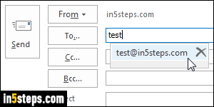 Import Hotmail contacts to Outlook - Step 5