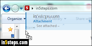 Remove attachment in Outlook - Step 5
