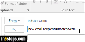 Resend message in Outlook - Step 4