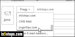 Resend message in Outlook - Step 5