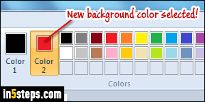 how to color layers in ms paint