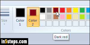 Crop an image in MS Paint - Step 5