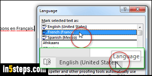 Add a language to Microsoft Word - Step 5