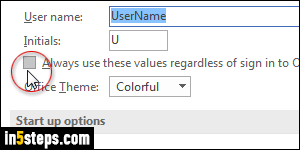 Change author name in MS Word - Step 5
