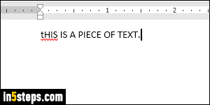 change case in word 2007 shortcut key