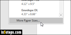 microsoft word change indent size