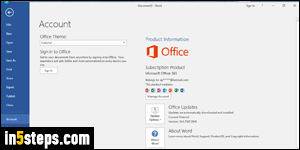 check for updates on ms office for mac