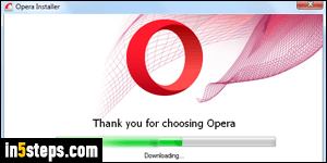 Download Opera on Windows - Step 5