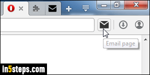 Send email link from Opera - Step 4