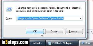 Export Opera bookmarks to HTML - Step 5