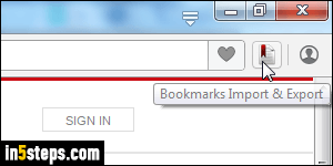 Import Chrome bookmarks to Opera - Step 3