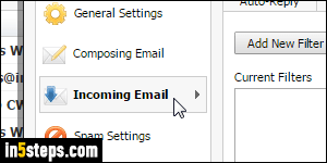 adding email to iphone rackspace