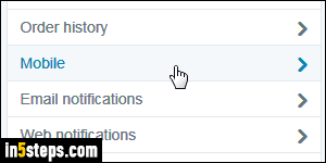 Disable Twitter notifications - Step 3