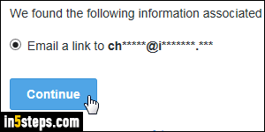 Reset Twitter password - Step 4