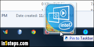 Add icon to taskbar - Step 4