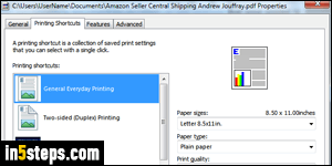 Cancel printing in Windows 7 / 8 / 10 - Step 1