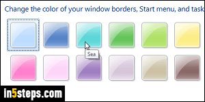 Change Aero glass color in Windows 7 - Step 3
