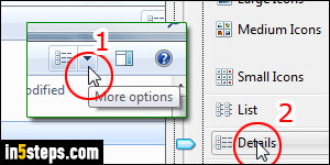 Change desktop icon size in Windows 7 - Step 5