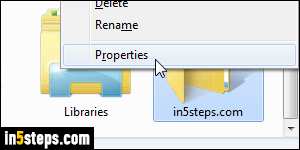 Change folder icon in Windows 7 - Step 2