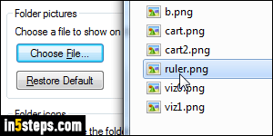 Change folder preview picture - Step 4
