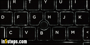 keyboard light hp elitebook