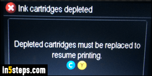 Change ink for HP Officejet Pro 8600 - Step 5