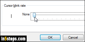 Change insertion point thickness - Step 5