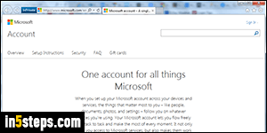 Change Microsoft password - Step 2