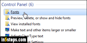 Copy font to another PC - Step 2
