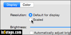 Create a custom screen resolution - Step 6