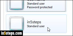 Add user in Windows 7 - Step 4