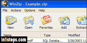 Create zip file in Windows 7 / 8 / 10 - Step 1