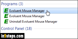 Customize Evoluent vertical mouse buttons - Step 2